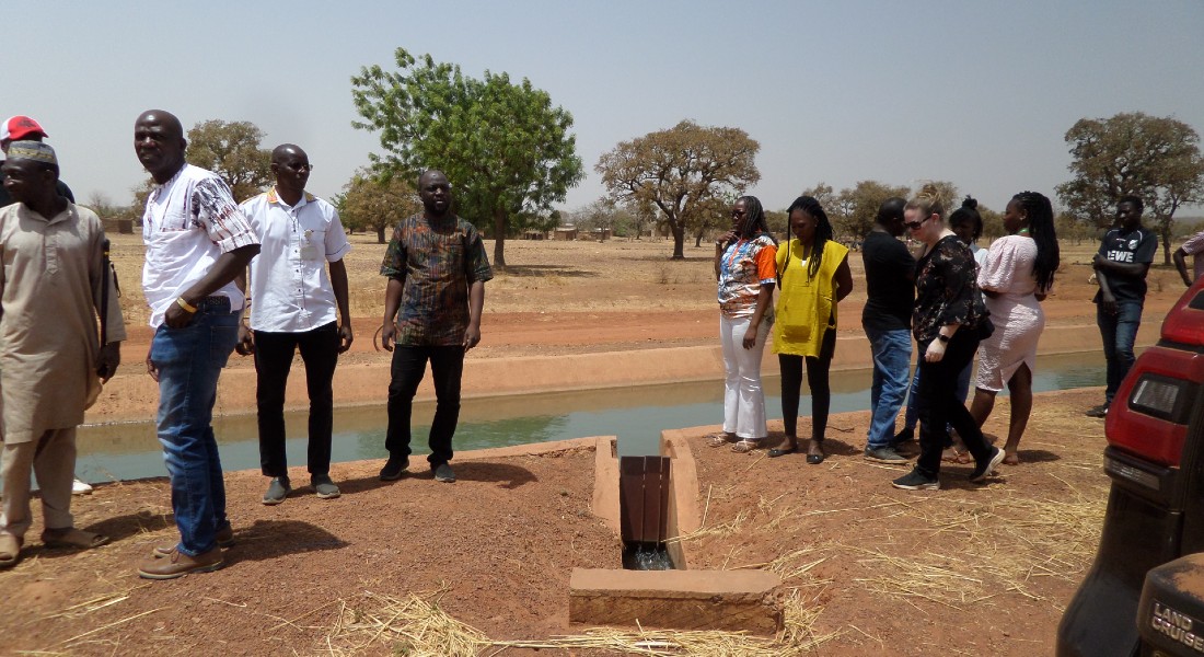 Photo: Field visit to Nanoro with Helle Samuelsen, Pascal Magnussen and Helle Smedegaard Hansson, followed by meetings with project staff in Ouagadougou.